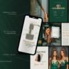 Luxury Hair Salon Canva Template Bundle | 30 Instagram Posts + 30 Stories + 12 Highlights + 2 Carousels | Beauty & Hair Stylist Social Media Kit Luxury Hair Salon Canva Template Bundle | 30 Instagram Posts + 30 Stories + 12 Highlights + 2 Carousels | Beauty & Hair Stylist Social Media Kit