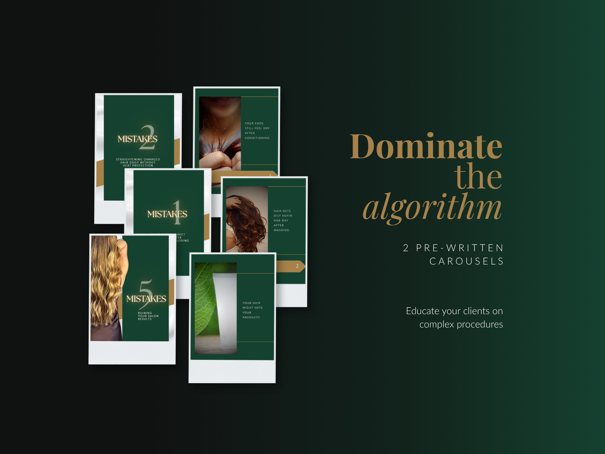 Luxury Hair Salon Canva Template Bundle | 30 Instagram Posts + 30 Stories + 12 Highlights + 2 Carousels | Beauty & Hair Stylist Social Media Kit Luxury Hair Salon Canva Template Bundle | 30 Instagram Posts + 30 Stories + 12 Highlights + 2 Carousels | Beauty & Hair Stylist Social Media Kit