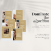18 Beige & Gold Dental Instagram Kit