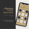 19 Beige & Gold Dental Instagram Kit