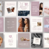 The Ultimate Beauty Salon Instagram Bundle – 74+ Blush Pink Canva Templates | 30 Posts, 30 Stories, 2 Carousels & 12 Highlights The Ultimate Beauty Salon Instagram Bundle – 74+ Blush Pink Canva Templates | 30 Posts, 30 Stories, 2 Carousels & 12 Highlights