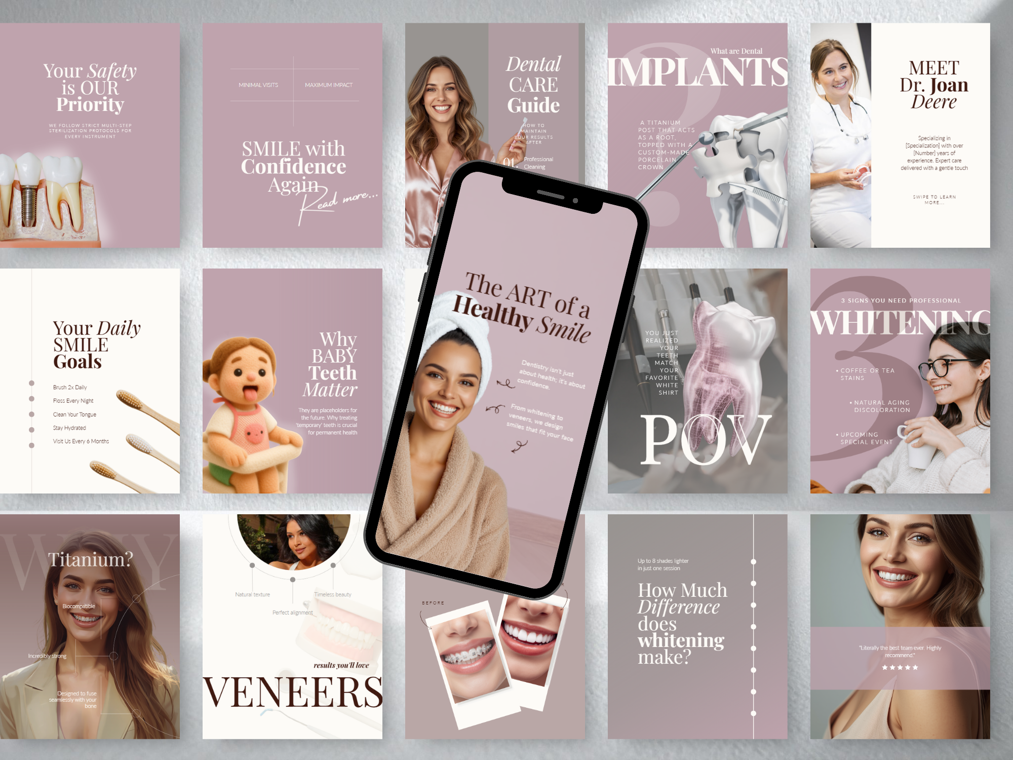 Dusty Rose Dental Instagram Kit Dusty Rose Dental Instagram Kit