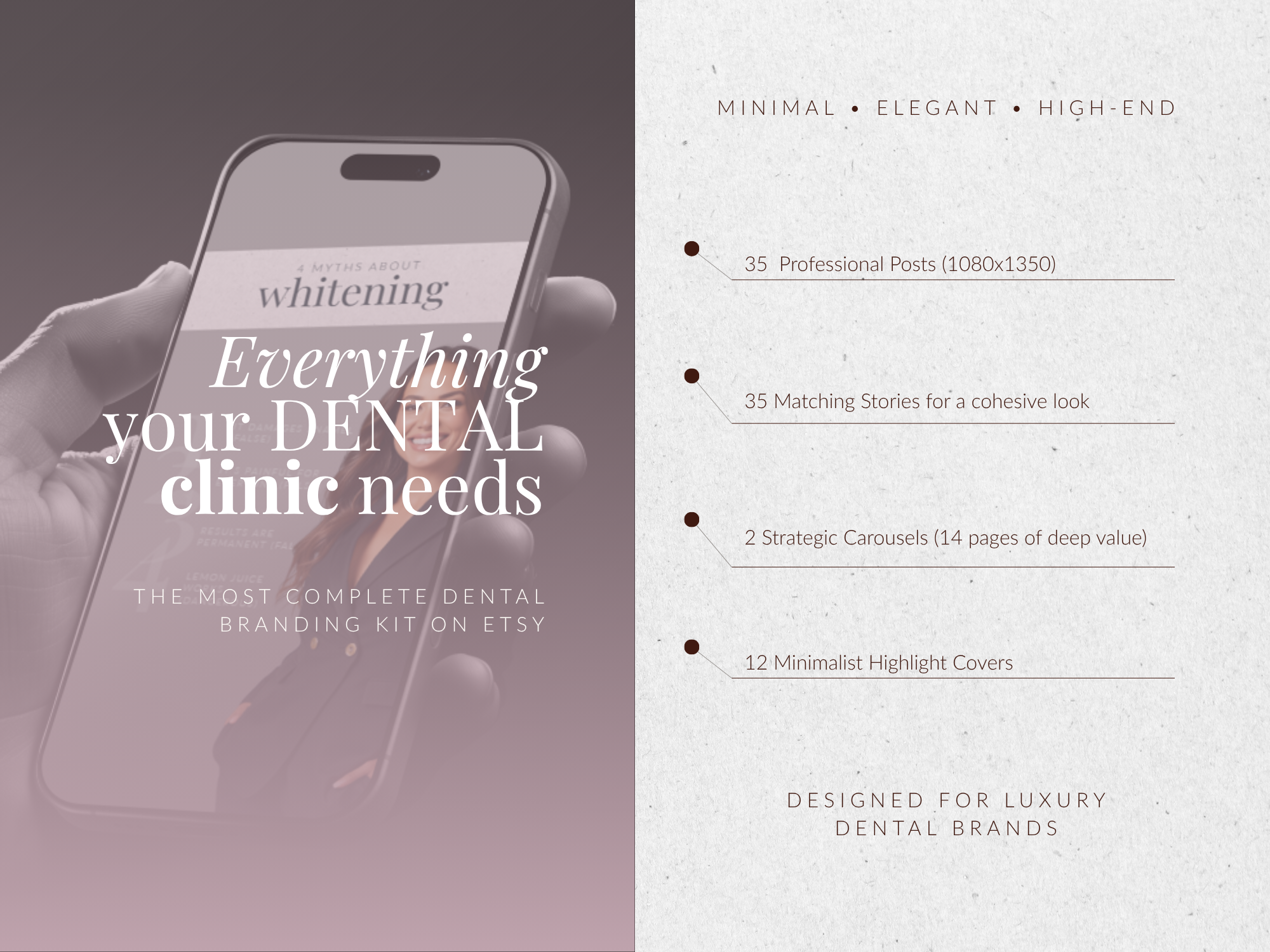 23 Dusty Rose Dental Instagram Kit