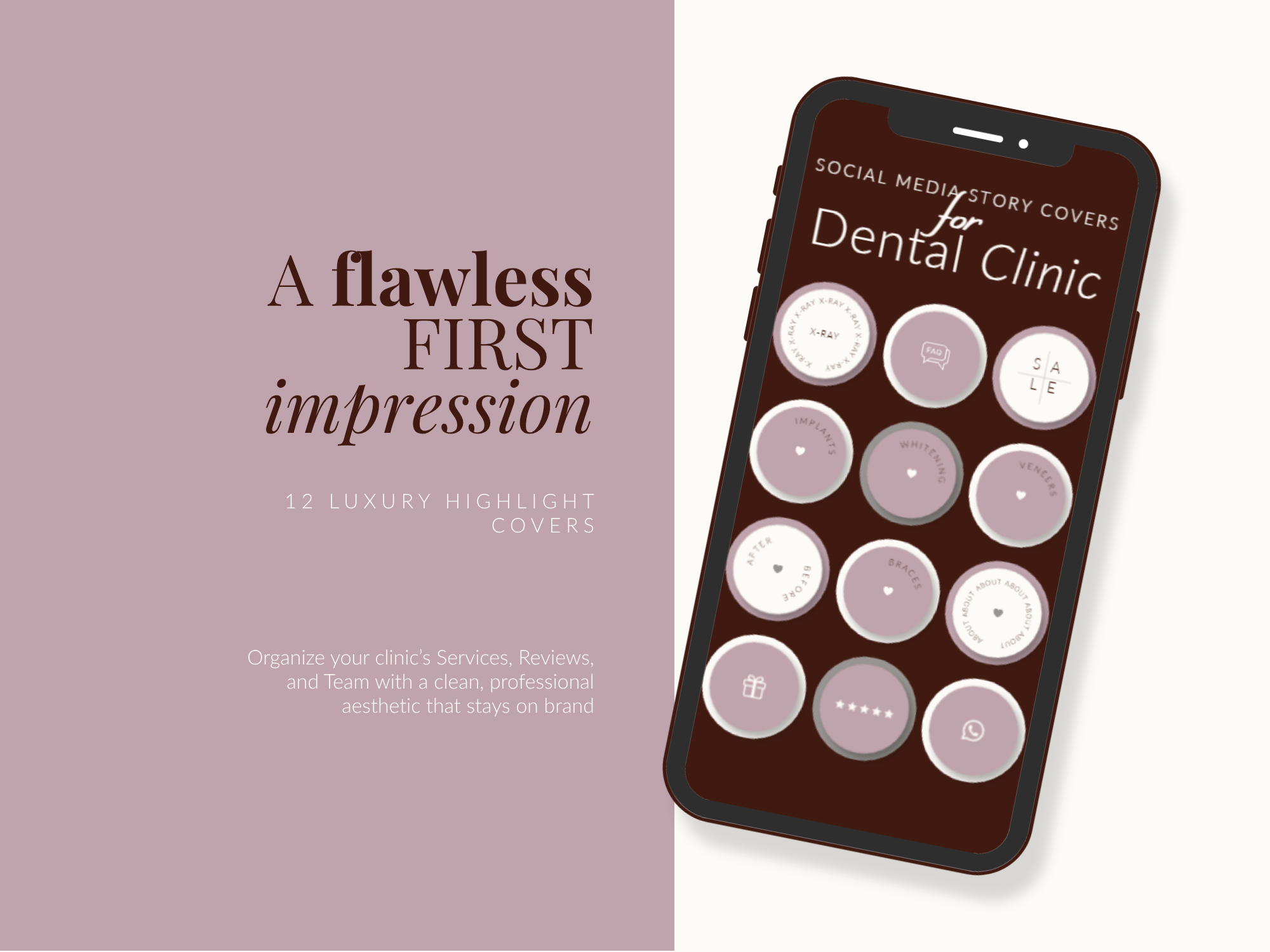 28 Dusty Rose Dental Instagram Kit