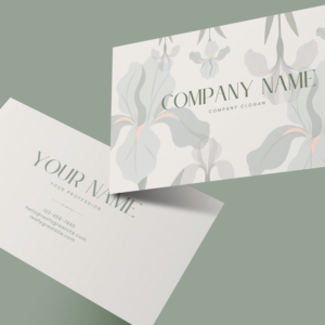 Minimalist Professional Business Card Canva Template | Instant Download