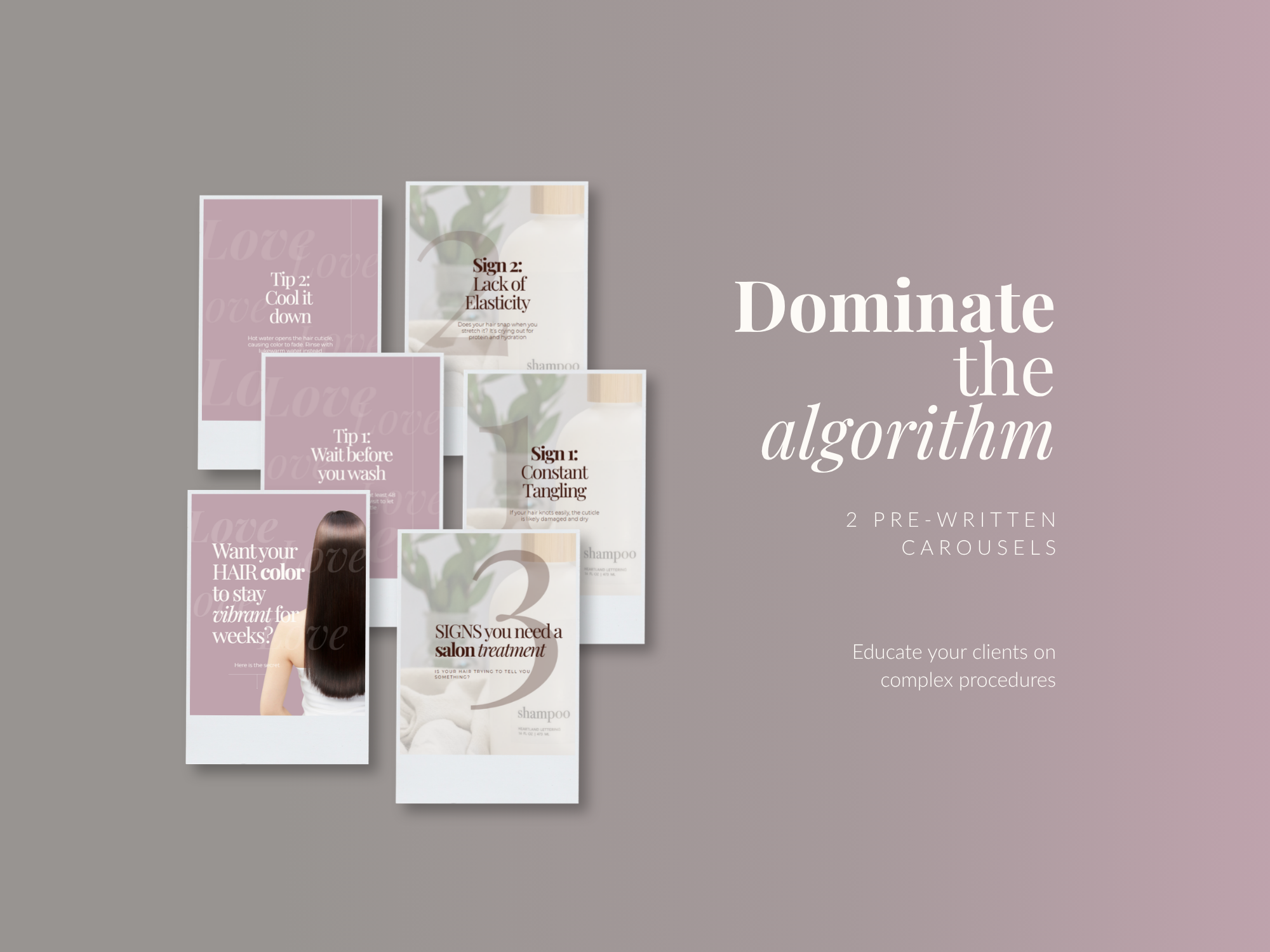 The Ultimate Beauty Salon Instagram Bundle – 74+ Blush Pink Canva Templates | 30 Posts, 30 Stories, 2 Carousels & 12 Highlights The Ultimate Beauty Salon Instagram Bundle – 74+ Blush Pink Canva Templates | 30 Posts, 30 Stories, 2 Carousels & 12 Highlights