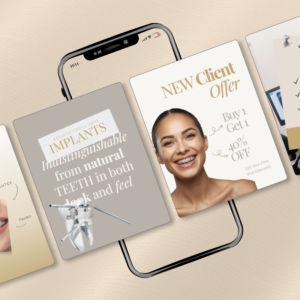 Beige Gold Dental Instagram Kit
