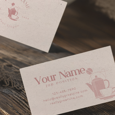 Pink Coffee Shop Branding Kit