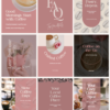 Pink Coffee Shop Branding Kit Pink Coffee Shop Branding Kit