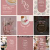 Pink Coffee Shop Branding Kit