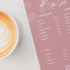 Pink Coffee Shop Branding Kit Canva Pink Coffee Shop Branding Kit Canva