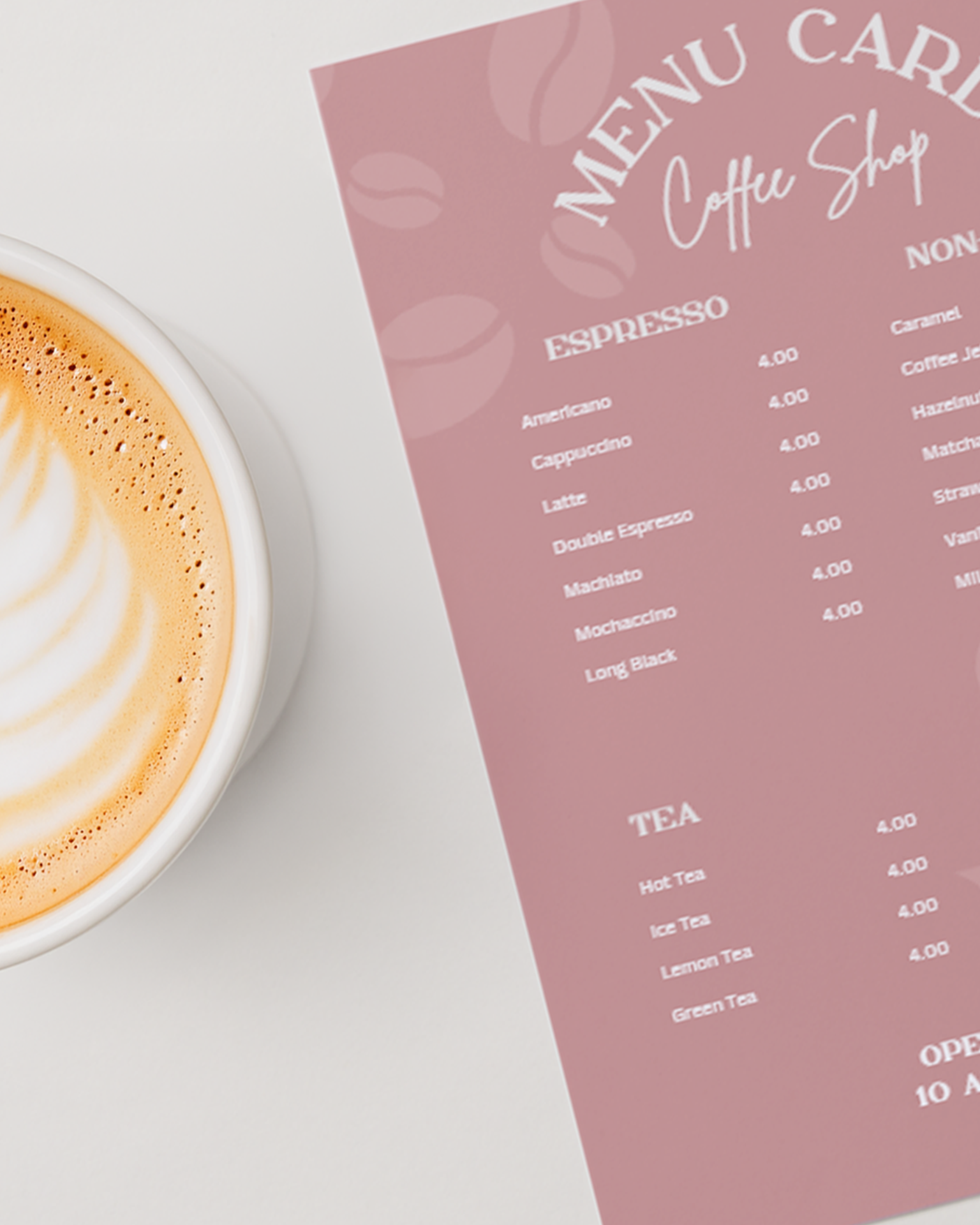 Pink Coffee Shop Branding Kit Canva Pink Coffee Shop Branding Kit Canva