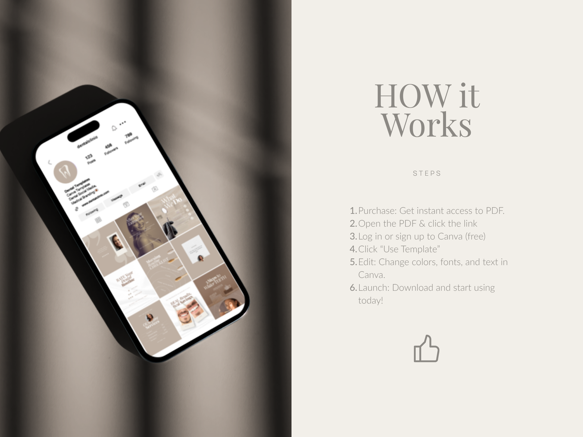 Sand & Latte Dental Instagram Kit