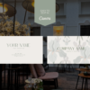 Minimalist Professional Business Card Canva Template | Instant Download