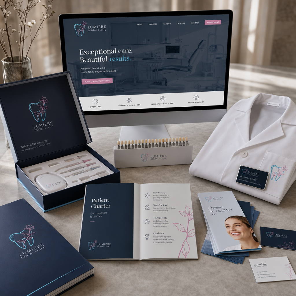 Elegant Dental Logo Design