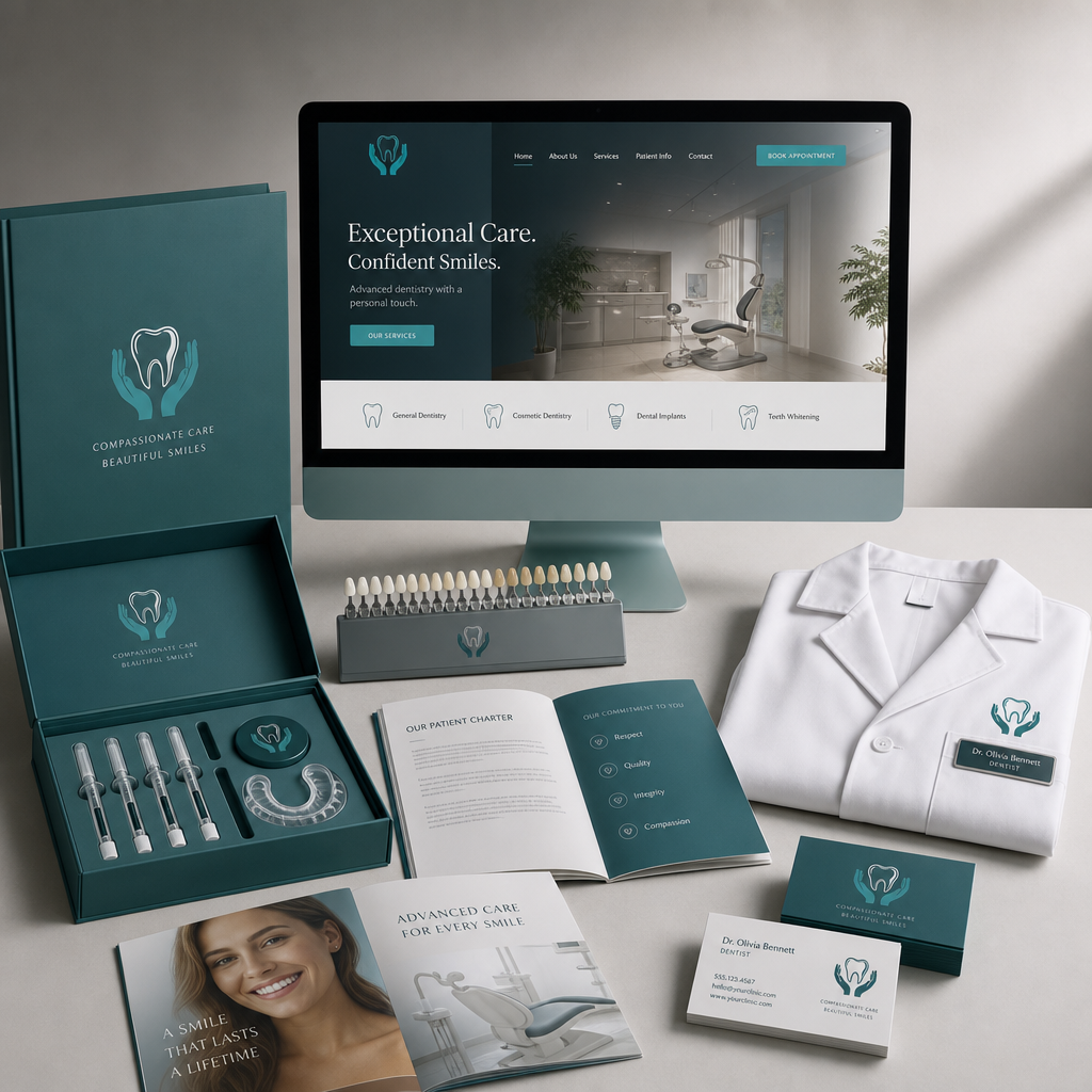 Modern Dental Clinic Logo
