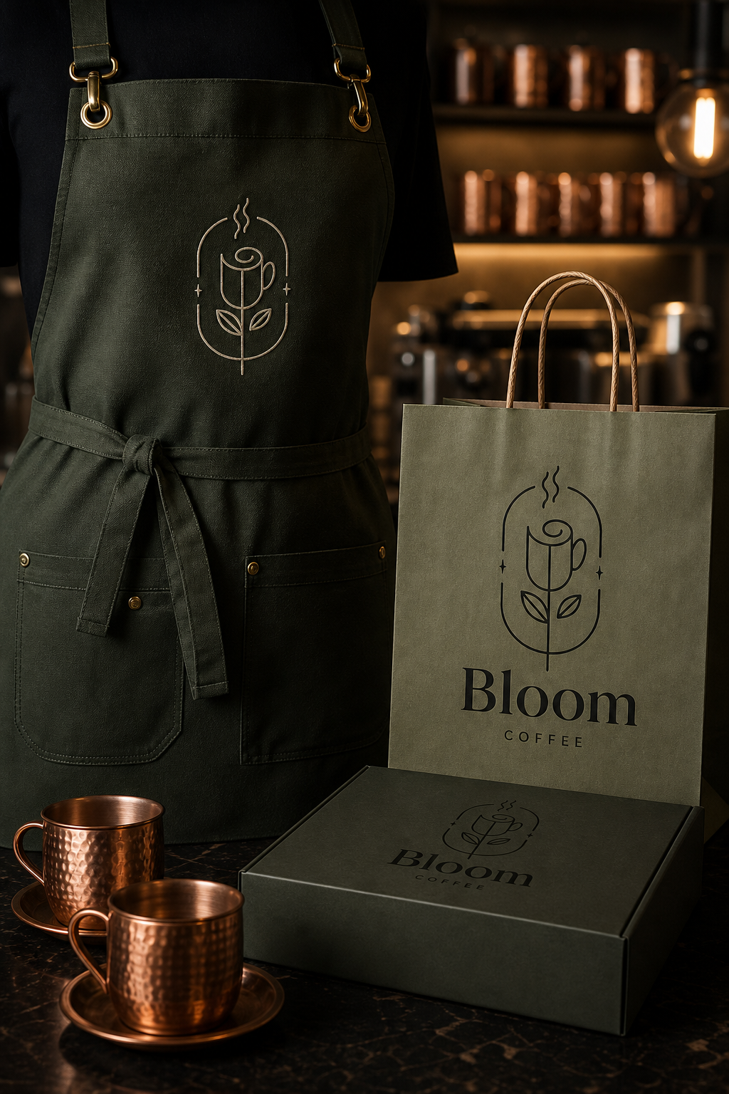 Boutique Coffee Shop Branding Kit Boutique Coffee Shop Branding Kit